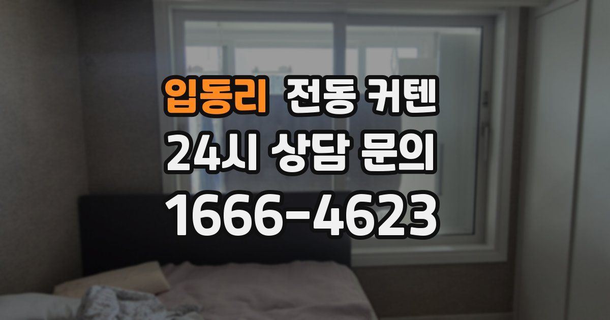 입동리 전동 커텐