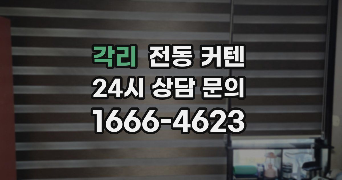 각리 전동 커텐