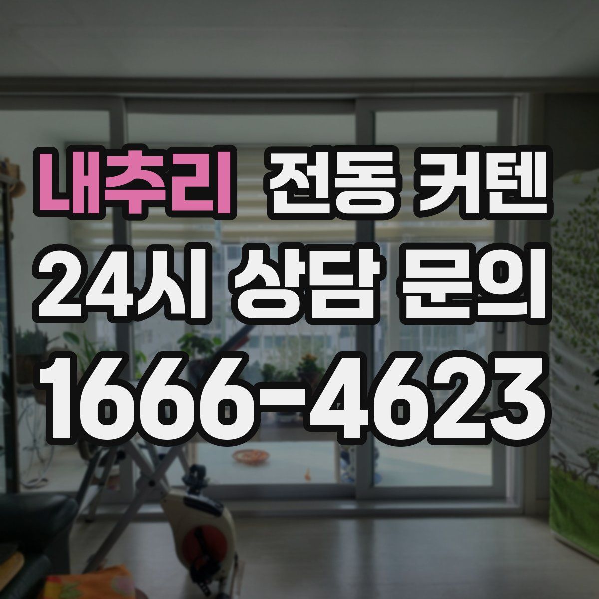내추리 전동 커텐