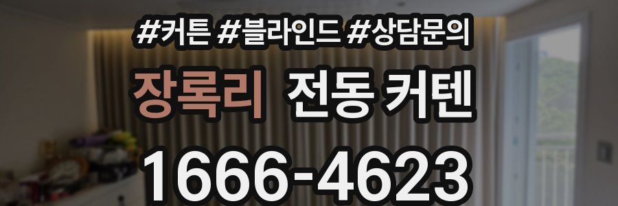장록리 전동 커텐