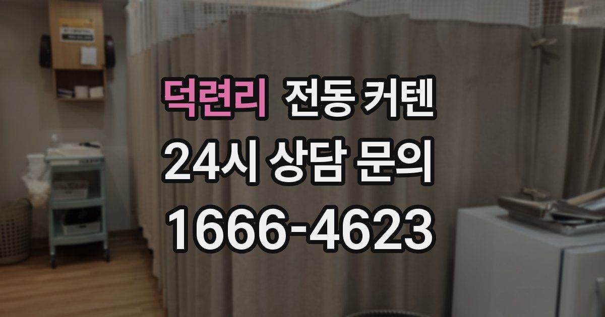 덕련리 전동 커텐