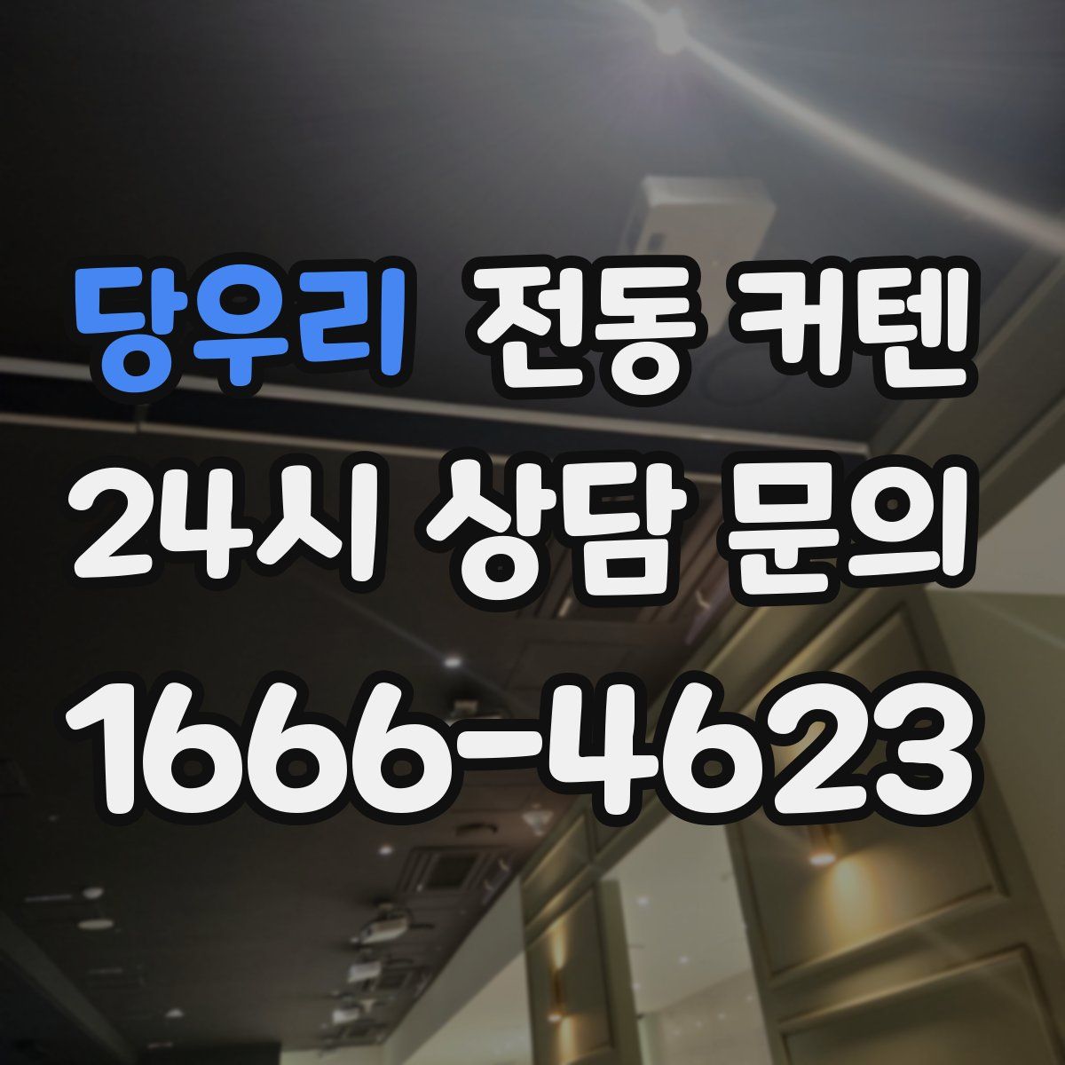 당우리 전동 커텐