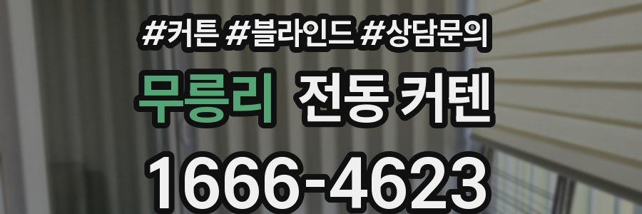 무릉리 전동 커텐