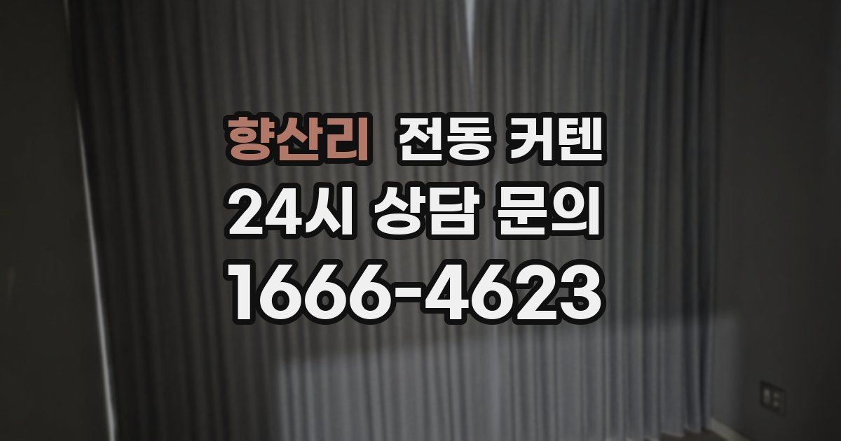 향산리 전동 커텐
