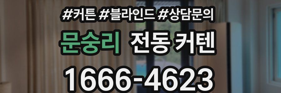 문숭리 전동 커텐