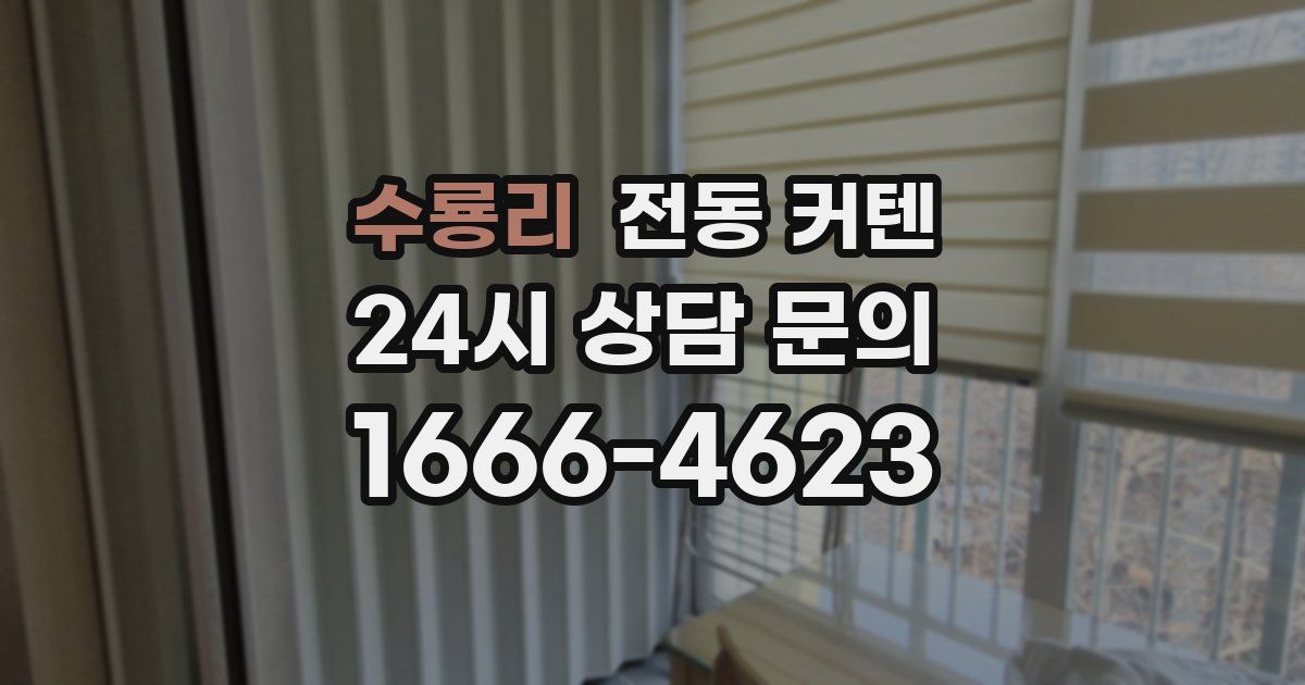수룡리 전동 커텐