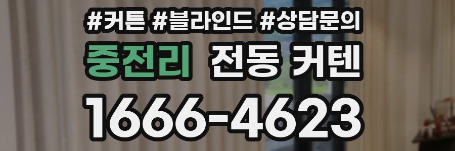 중전리 전동 커텐