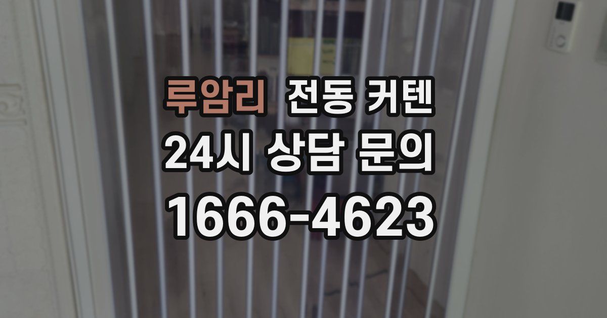 루암리 전동 커텐