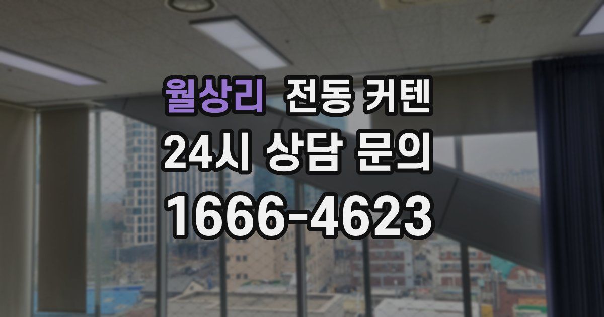 월상리 전동 커텐