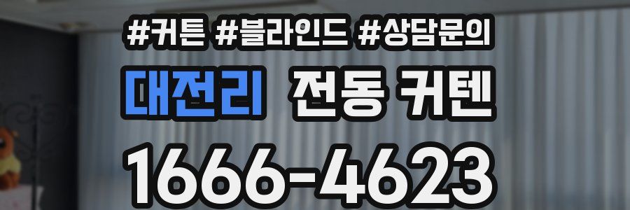 대전리 전동 커텐