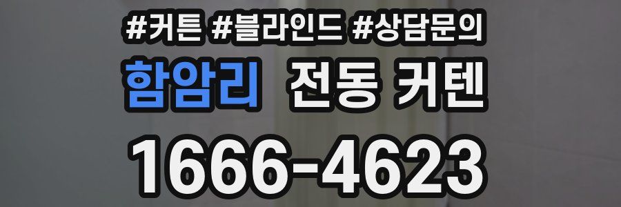 함암리 전동 커텐