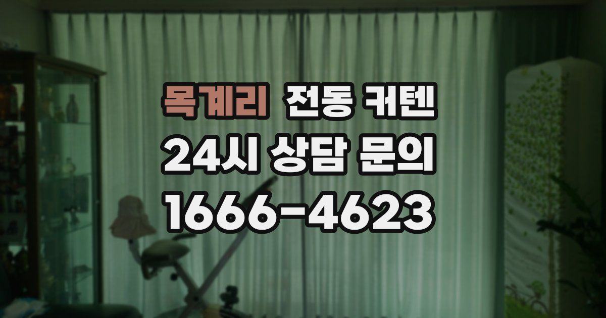 목계리 전동 커텐