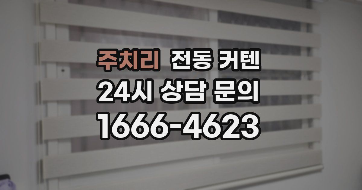 주치리 전동 커텐