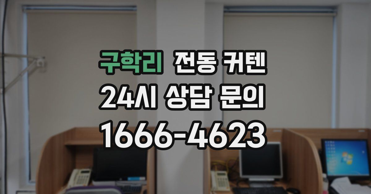 구학리 전동 커텐