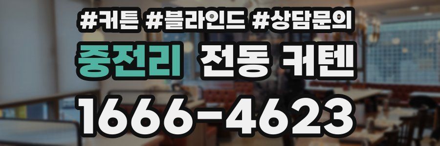 중전리 전동 커텐
