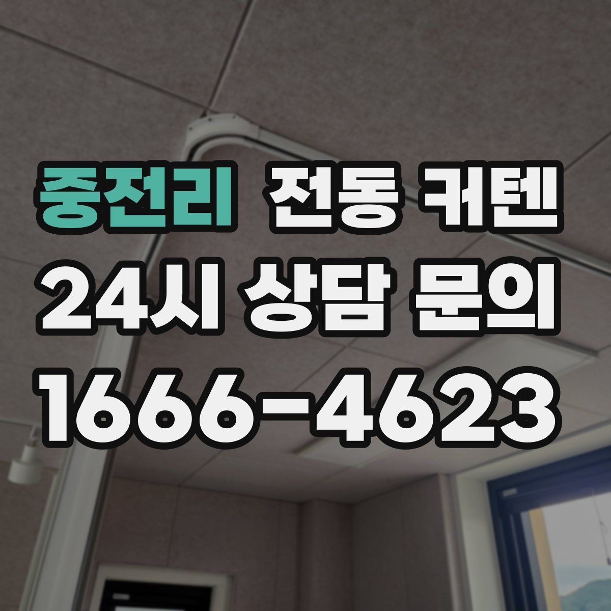 중전리 전동 커텐