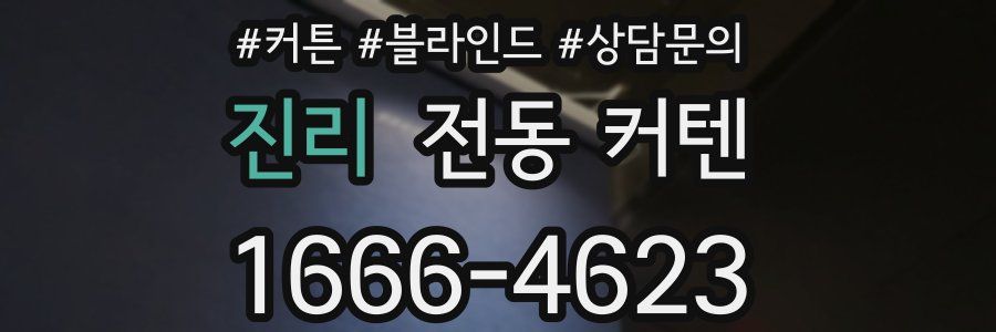 진리 전동 커텐