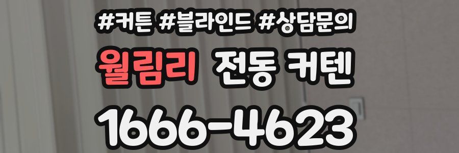 월림리 전동 커텐