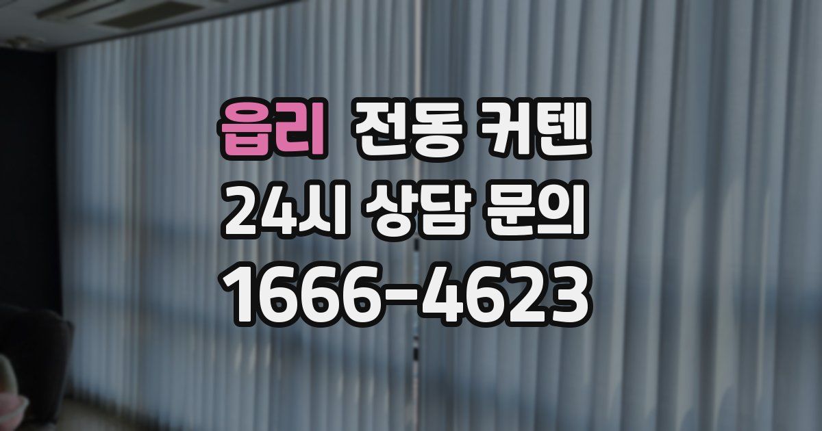 읍리 전동 커텐