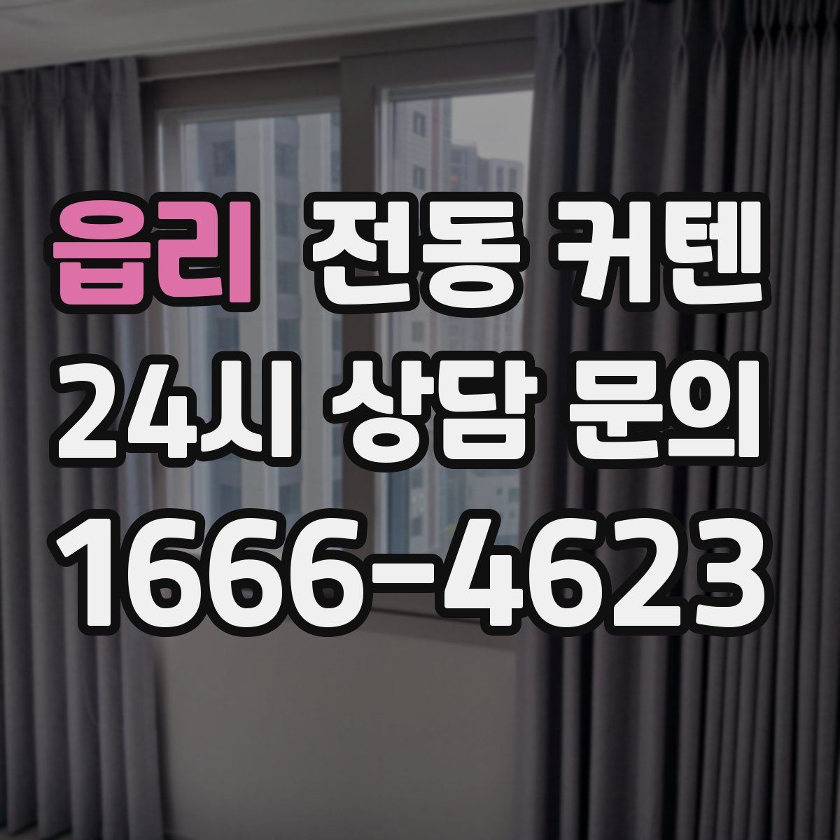 읍리 전동 커텐