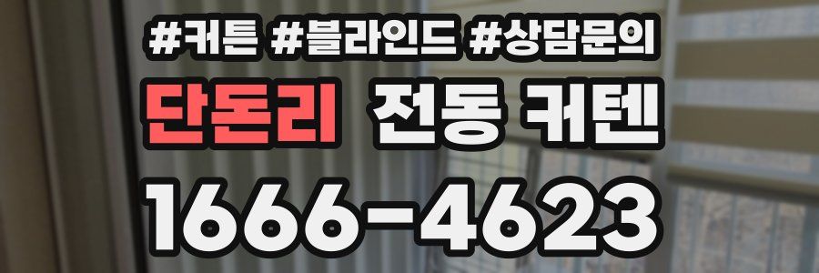 단돈리 전동 커텐