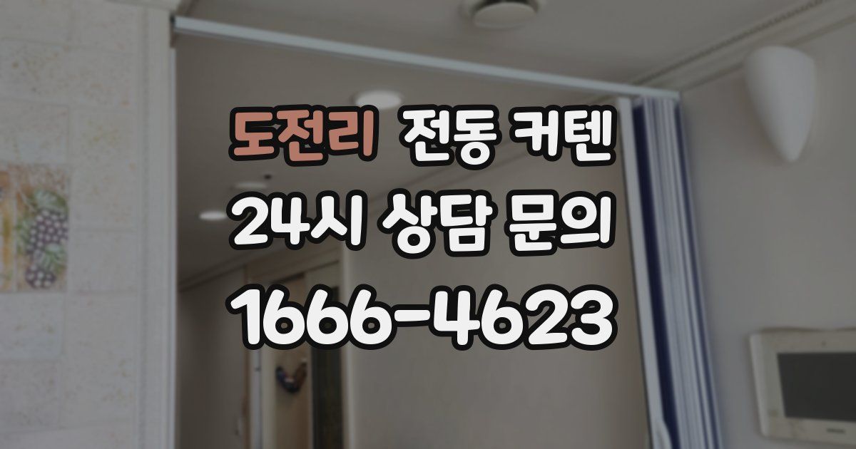 도전리 전동 커텐