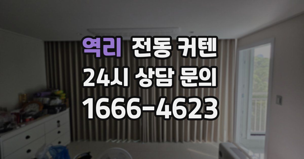 역리 전동 커텐