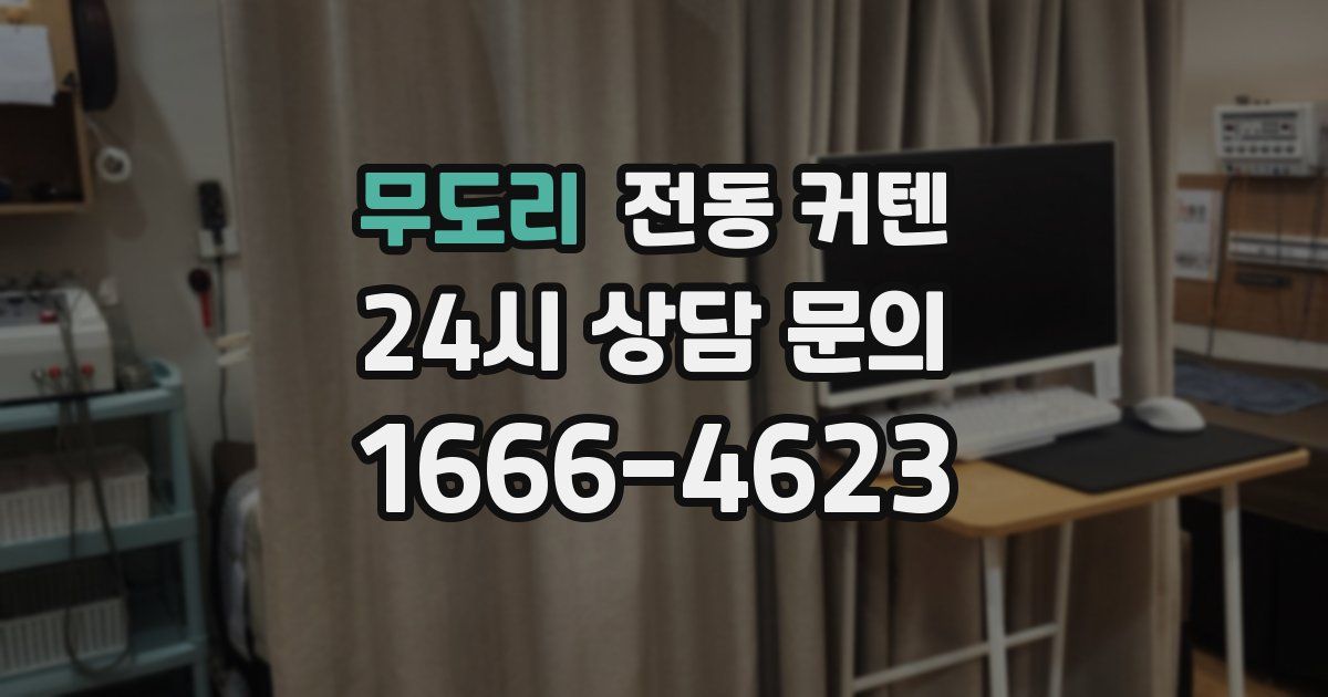 무도리 전동 커텐
