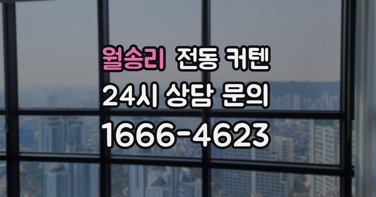 월송리 전동 커텐
