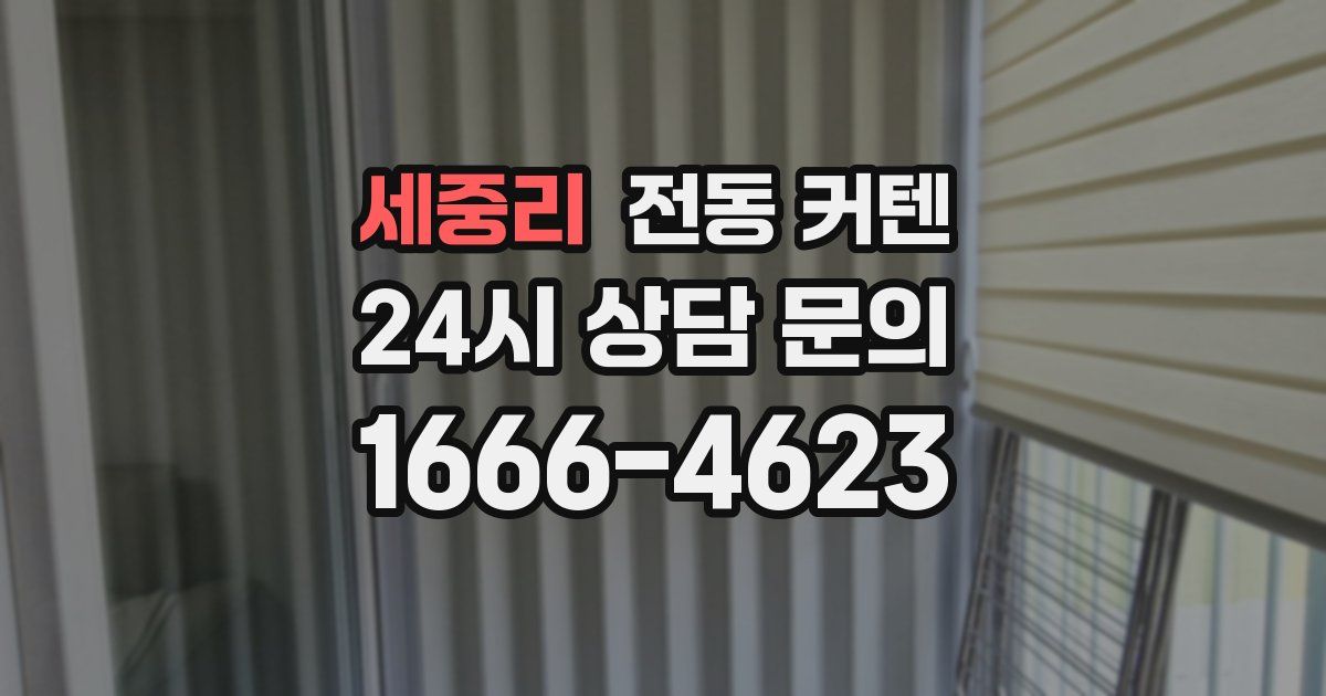 세중리 전동 커텐