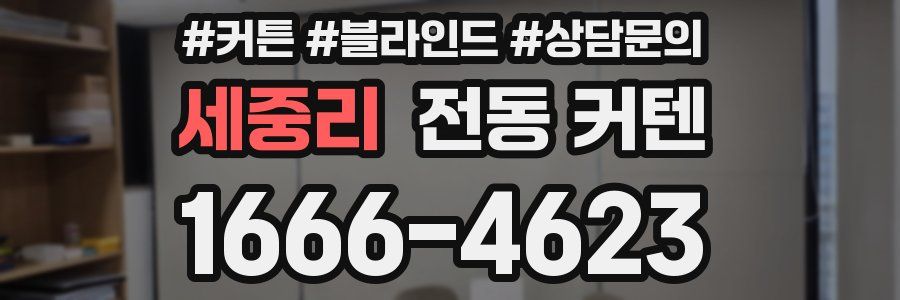 세중리 전동 커텐
