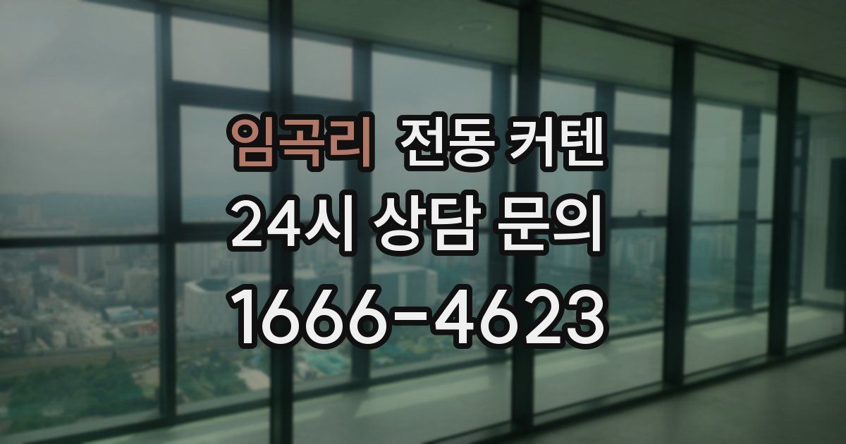 임곡리 전동 커텐
