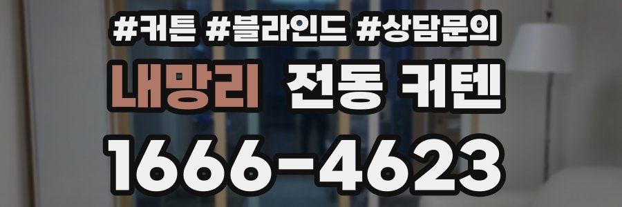 내망리 전동 커텐