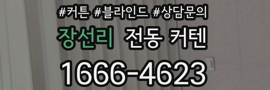 장선리 전동 커텐