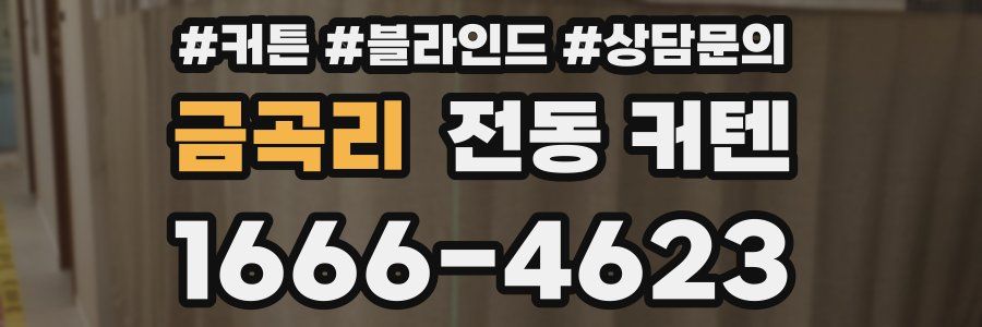 금곡리 전동 커텐