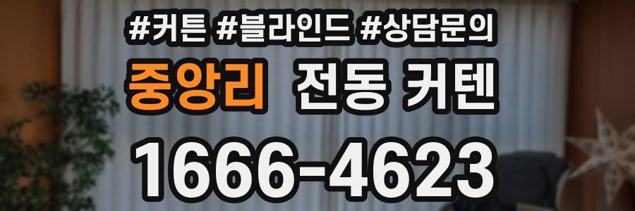 중앙리 전동 커텐