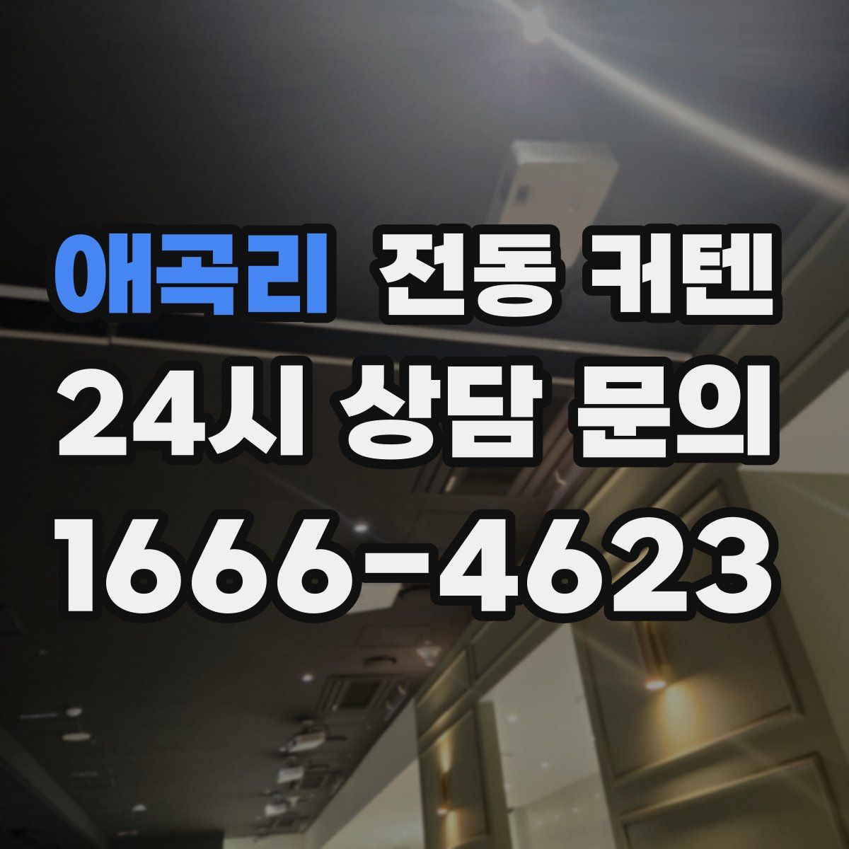 애곡리 전동 커텐