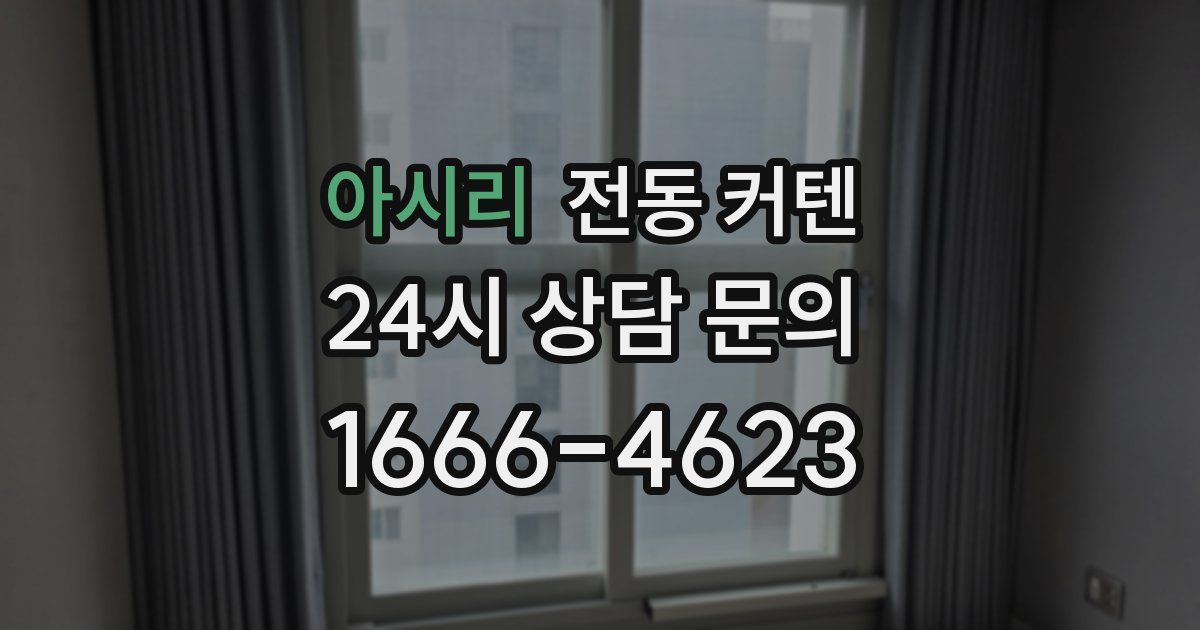 아시리 전동 커텐