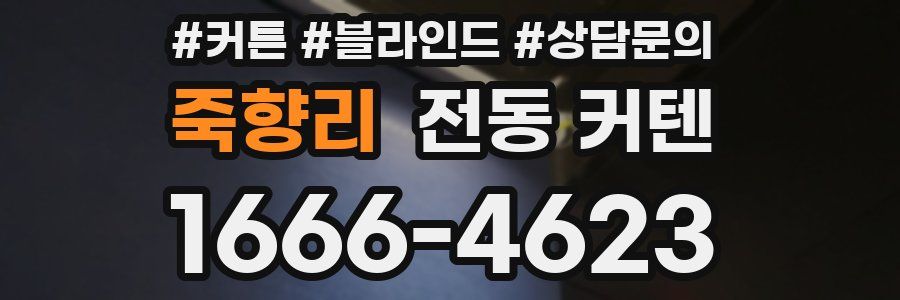죽향리 전동 커텐