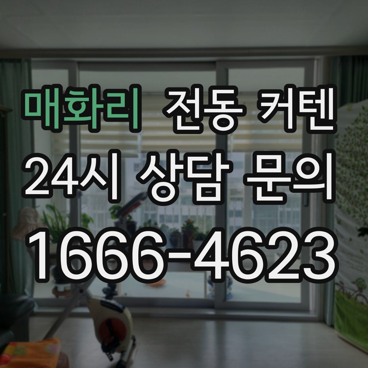 매화리 전동 커텐