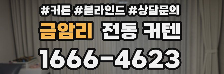 금암리 전동 커텐