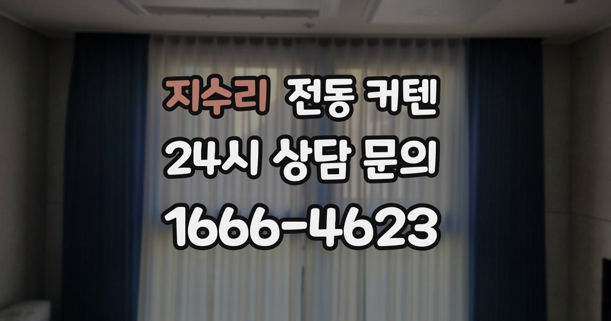 지수리 전동 커텐