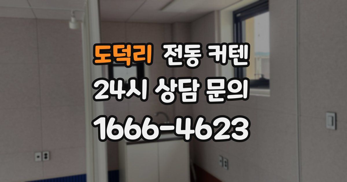 도덕리 전동 커텐