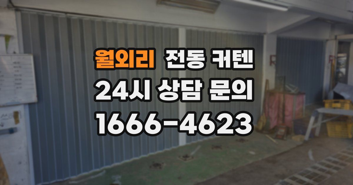 월외리 전동 커텐