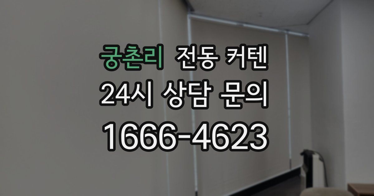 궁촌리 전동 커텐
