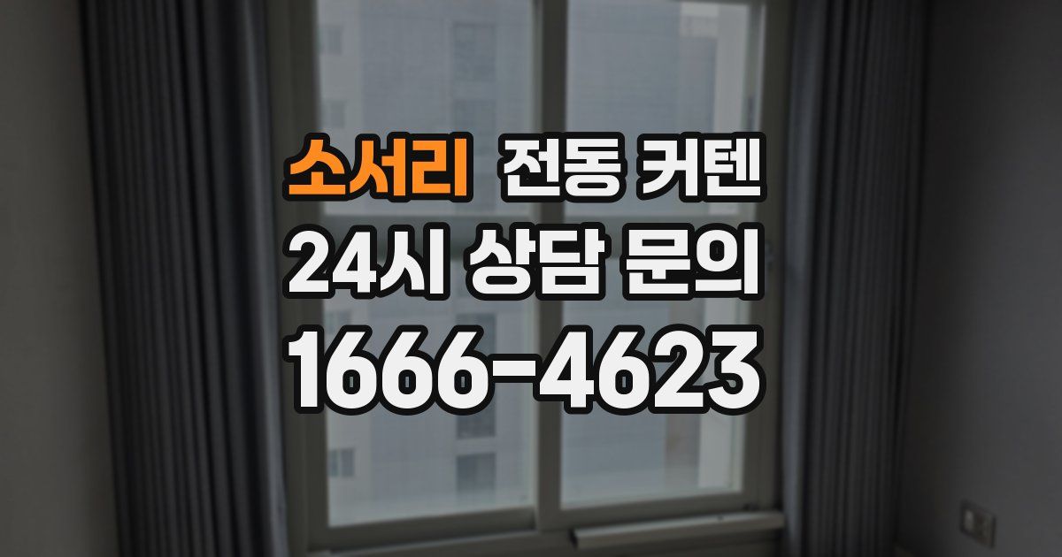 소서리 전동 커텐