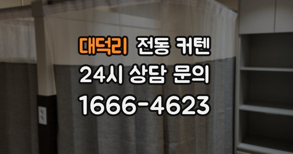 대덕리 전동 커텐