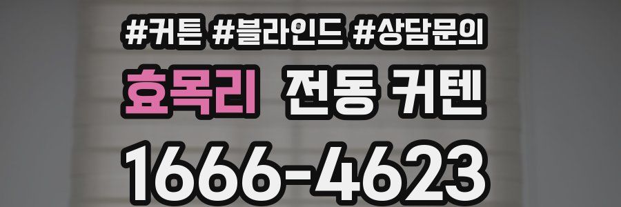 효목리 전동 커텐