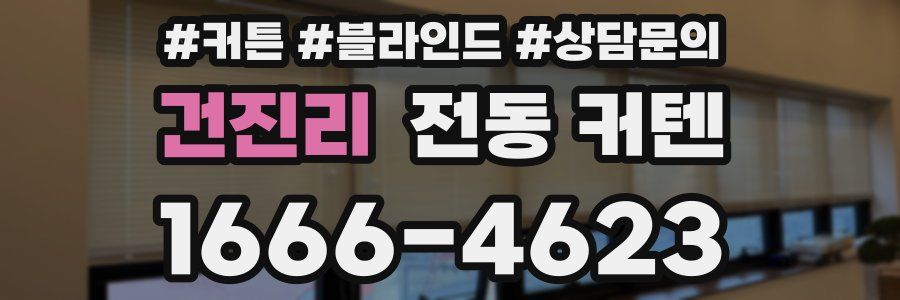 건진리 전동 커텐
