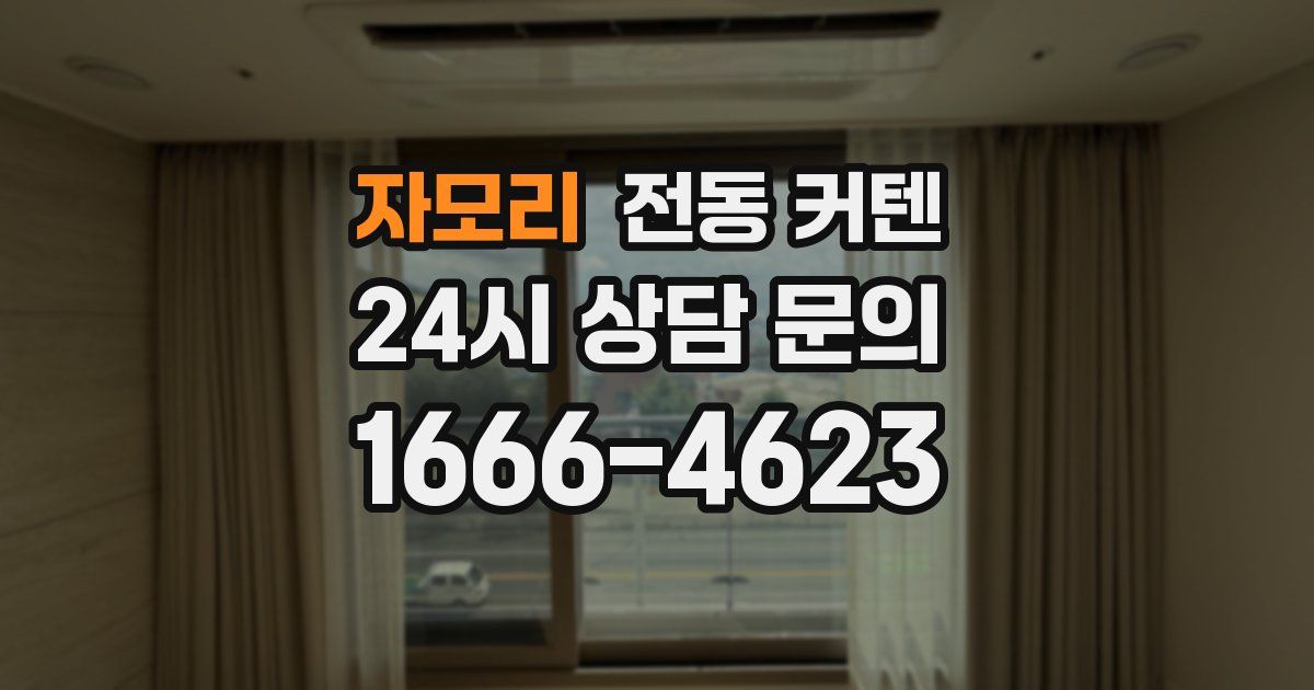 자모리 전동 커텐